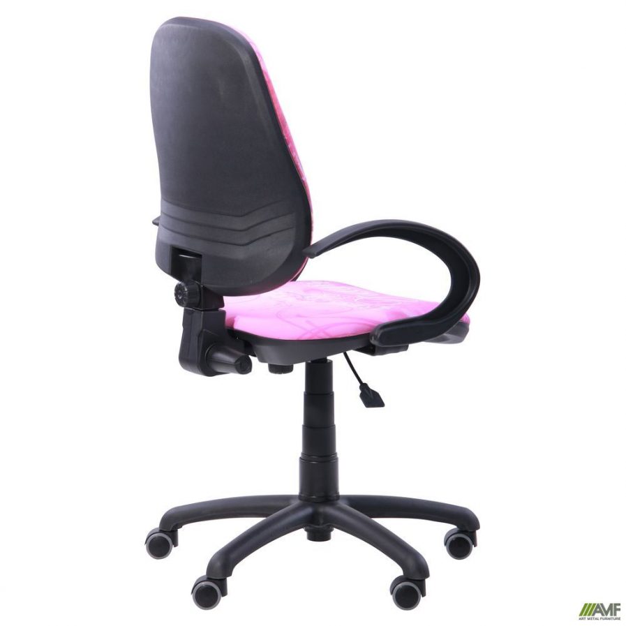 Кресло розового цвета, кресло для девочки принцесса Аврора вид сзади