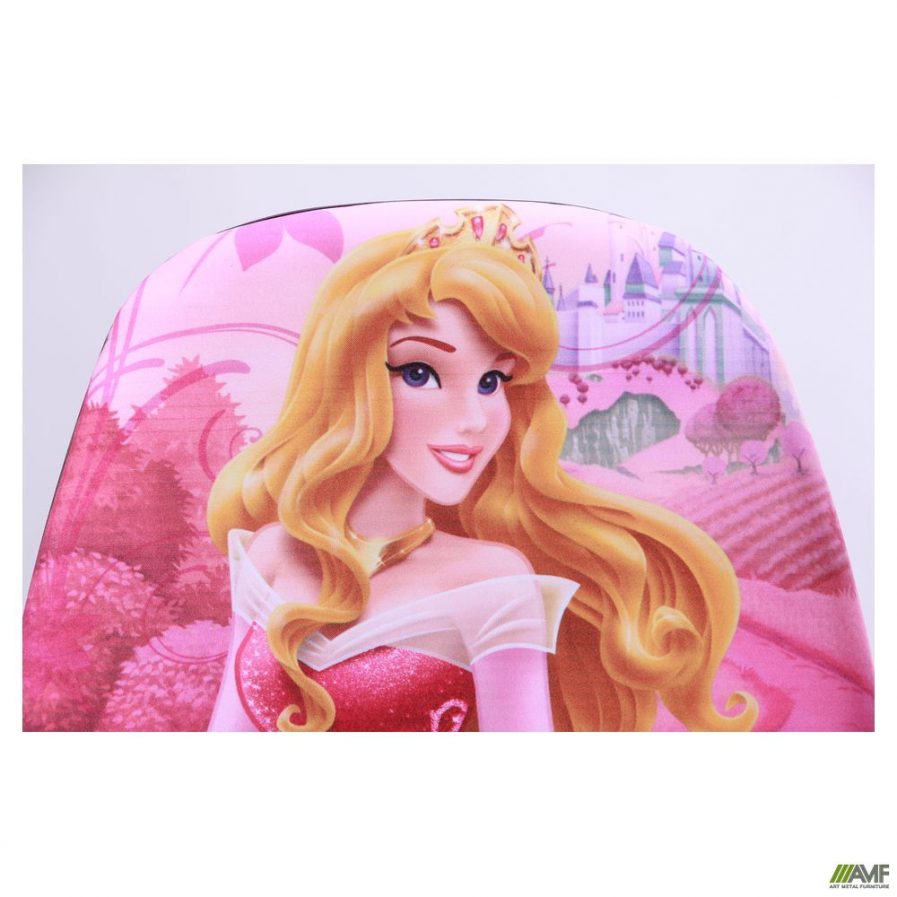 Кресло розового цвета, кресло для девочки принцесса Аврора вид спинки