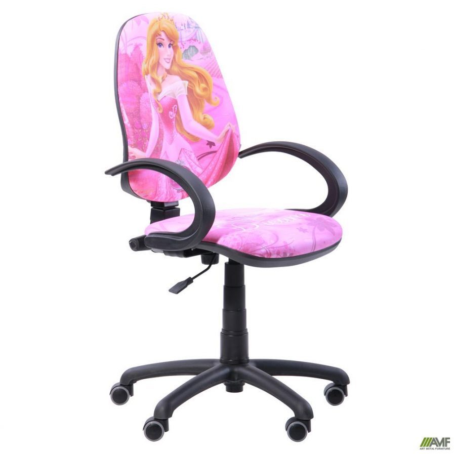 Кресло розового цвета, кресло для девочки принцесса Аврора